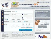 Tablet Screenshot of envoi2colis.com